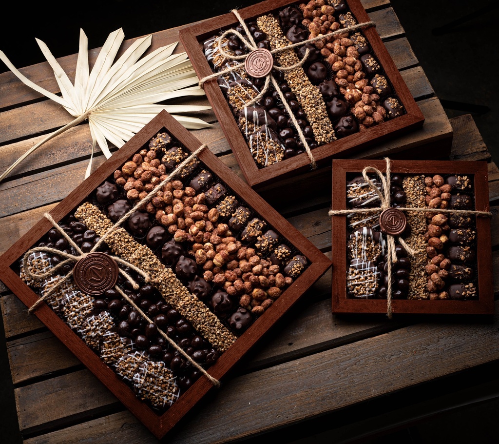 Brown Square Tray