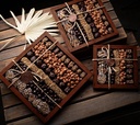 Brown Square Tray