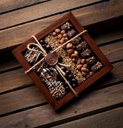 Brown Square Tray