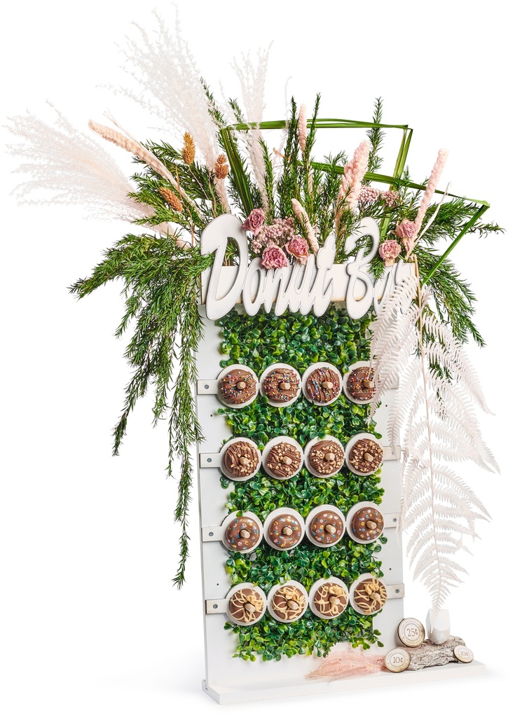 Preserved-Flowers Donut Bar