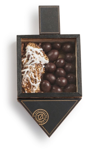 [71262] Black Dreidel Gift Box