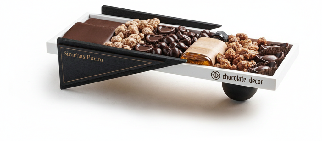 Purim Tray On Riser Med