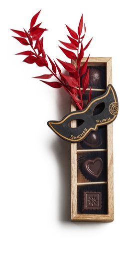 [81345] Purim Chocolate Gift Box 5-pc