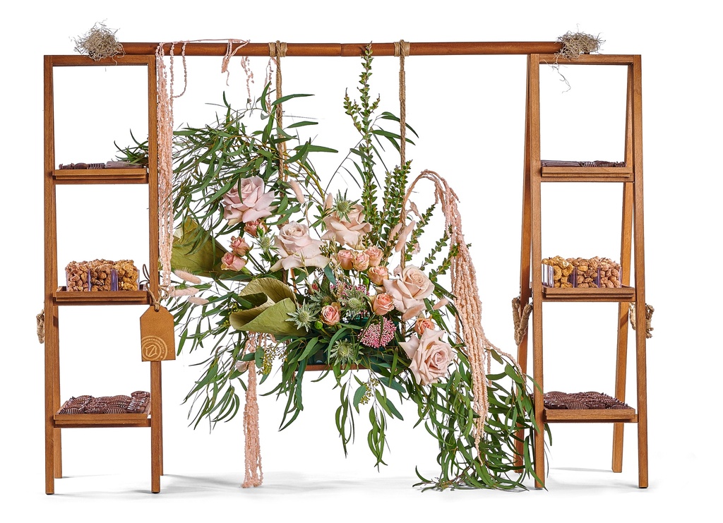 Deluxe Floral Tall Ladder Sm