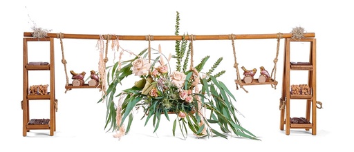 [81395] Deluxe Floral Short Ladder Lg