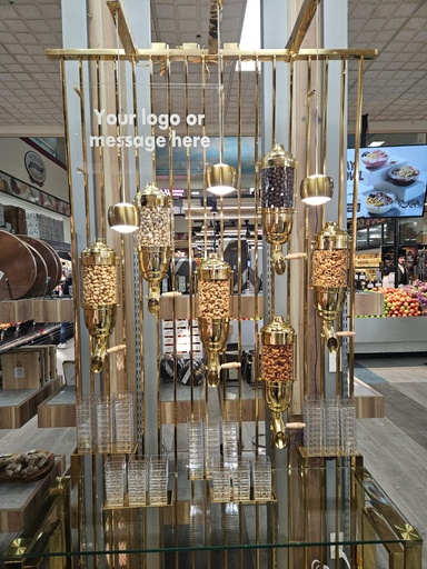 [81655] Gold Spindle Dispenser Double