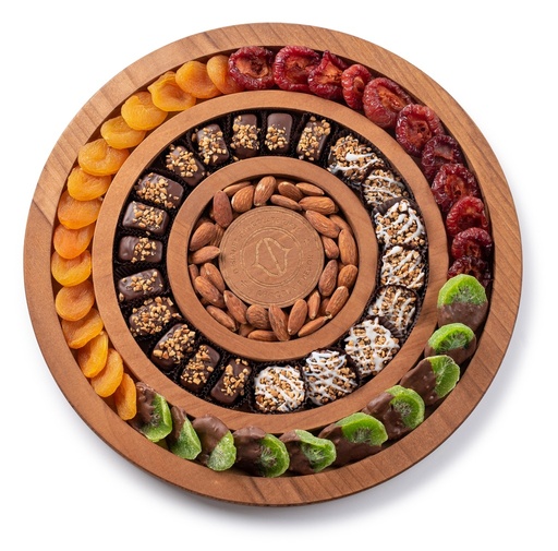 [71360] Tu Bshvat Round Tray 14''