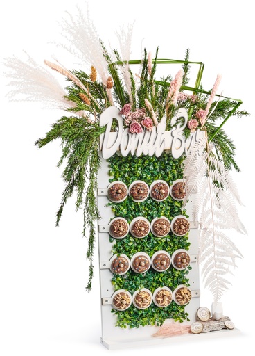 [81329] Preserved-Flowers Donut Bar