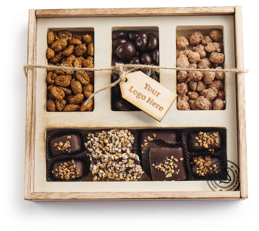 [71648] Square Wood Section Box (4)