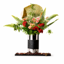 Black & Silver Vase