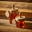 Honey Bottle With Wood Lid (P)
