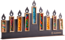 Candy Wooden Menorah