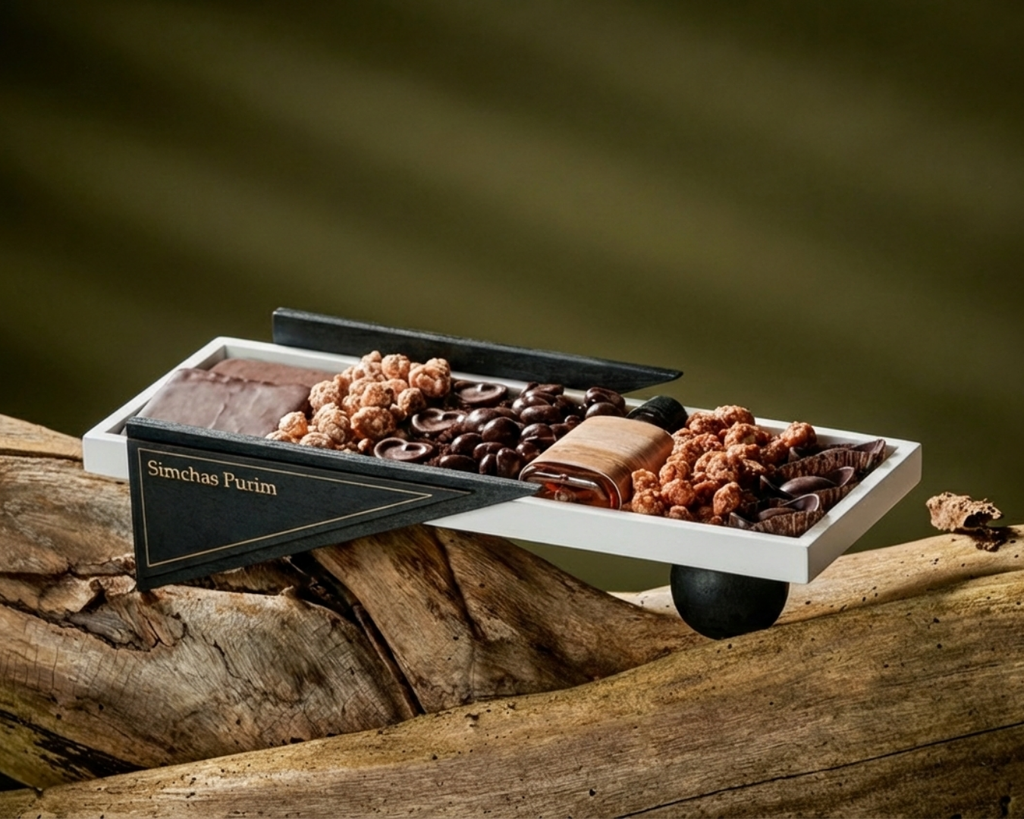 Purim Tray On Riser Md