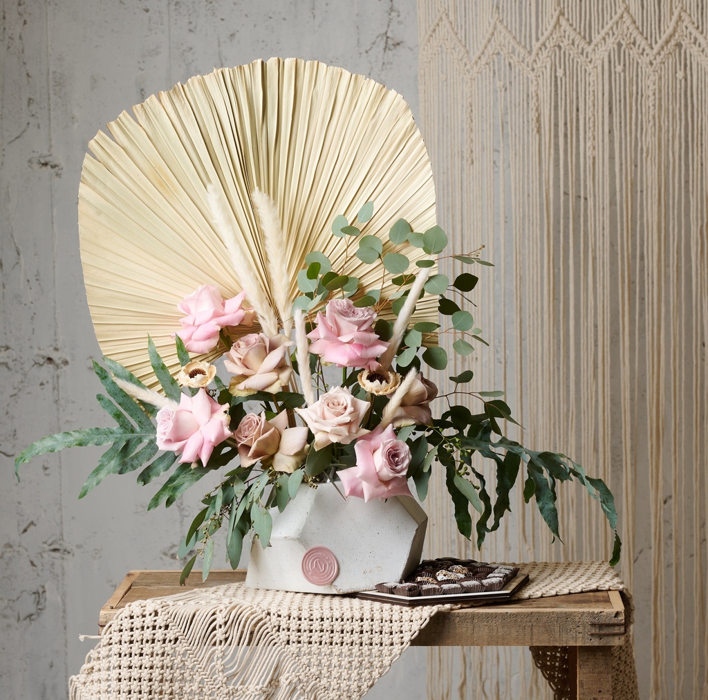 Floral Hex Planter