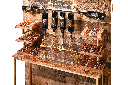 Single Wine Wall With Glasses