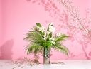 Fresh Silver Double Vase Sm