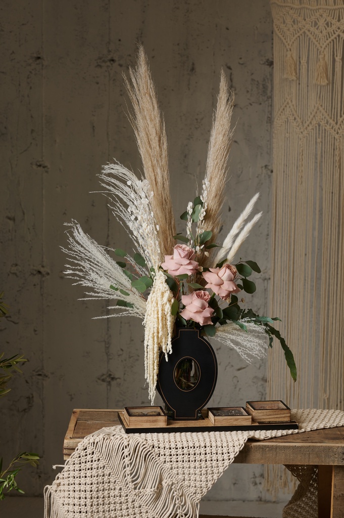 Floral Grooved Board Md