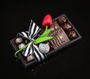 Black Tray With Tulip