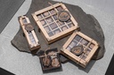 Chocolate Tag Gift Box Square