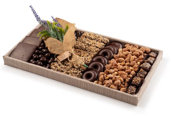 Burlap Tray