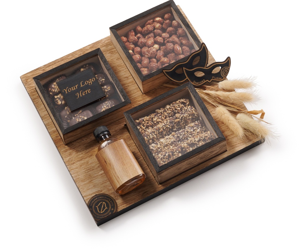 Purim Grooved Square Board - 3