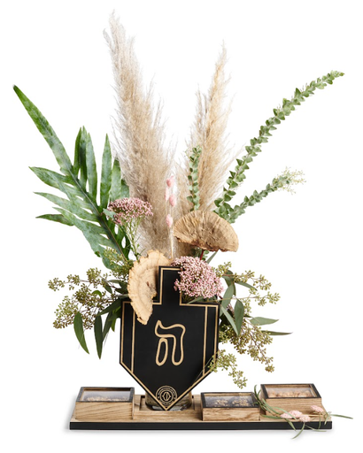 [71637] Square Board With Flowers 4