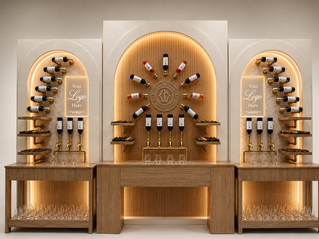 Triple Wine Wall