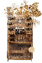 Single Wine Wall With Glasses
