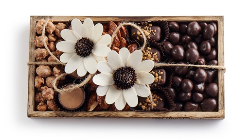 [71245] Natural Wood Tray Sm