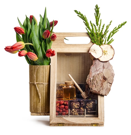 [81150] RH Wood Cube Bag 6