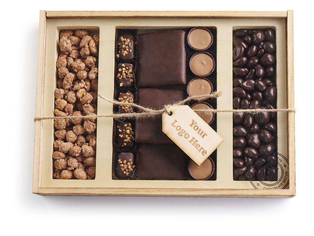 Square Wood Section Box (3)