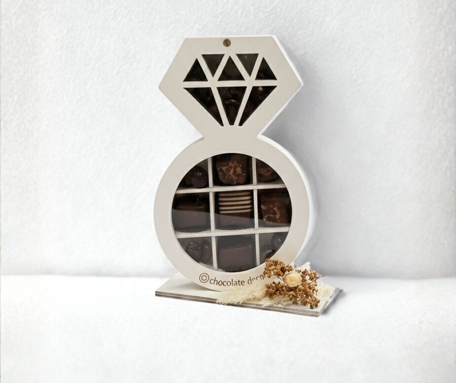 Diamond Ring Chocolate Box Small