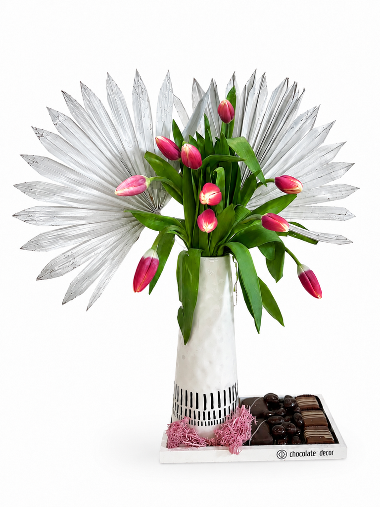 White Tulip Vase