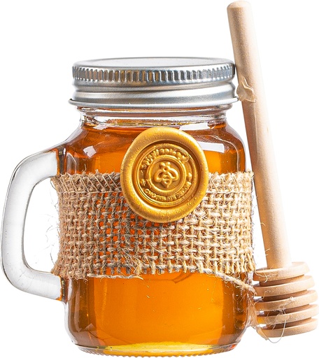 [72006] Mason Jar Honey Bottle (SM)