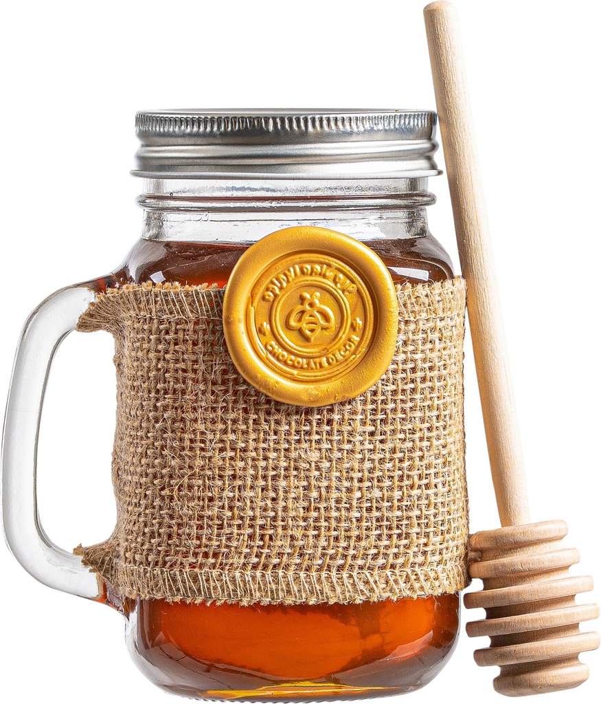Mason Jar Honey Bottle