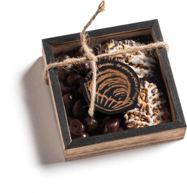 [71402] Chocolate Tag Gift Box (square)