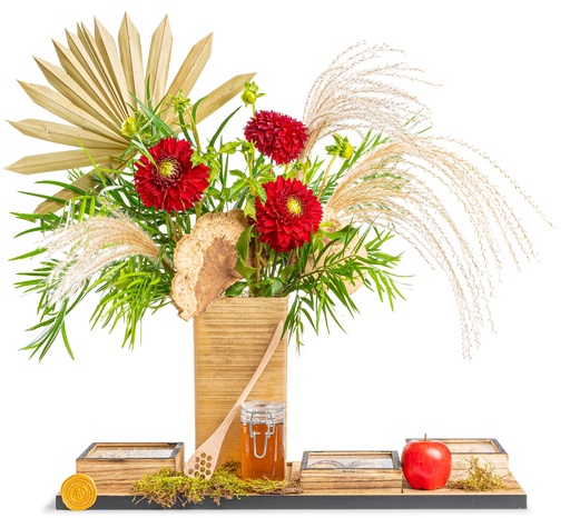 [71559] RH Floral Grooved Board