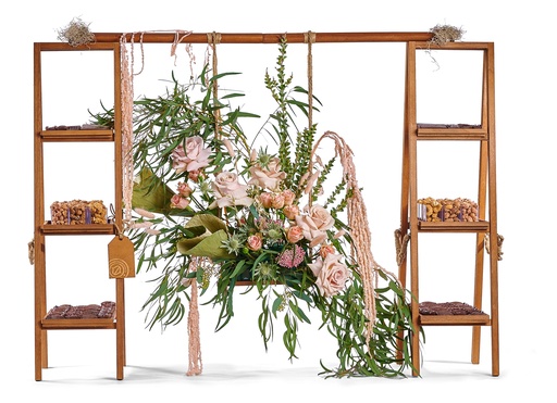 Deluxe Floral Tall Ladder