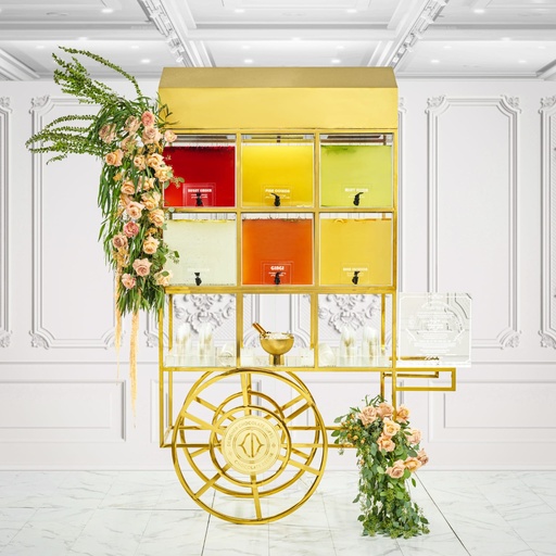 [813222] Cocktails Cart 6-section