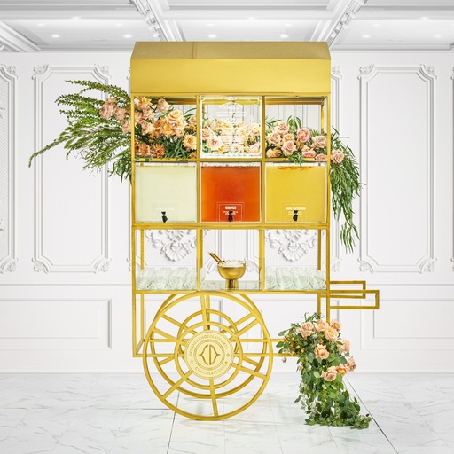 [813223] Cocktails Cart 3-section