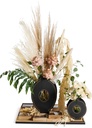 Floral Grooved Board Lg