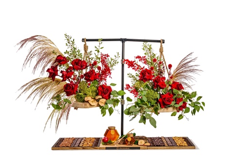 [71117] RH Floral Scale Large