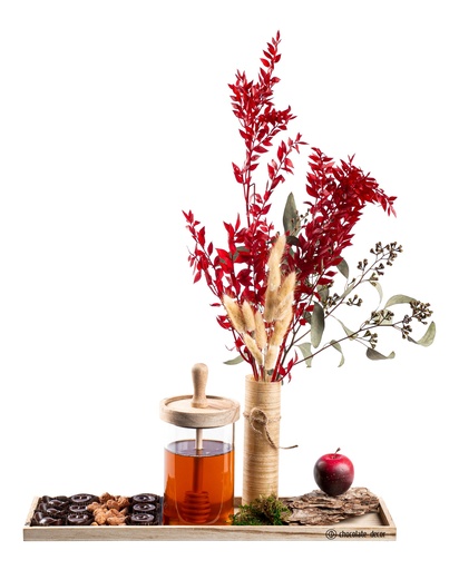 [81093] RH Preserved Wood Tray Medium