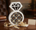 Diamond Ring Chocolate Box Large